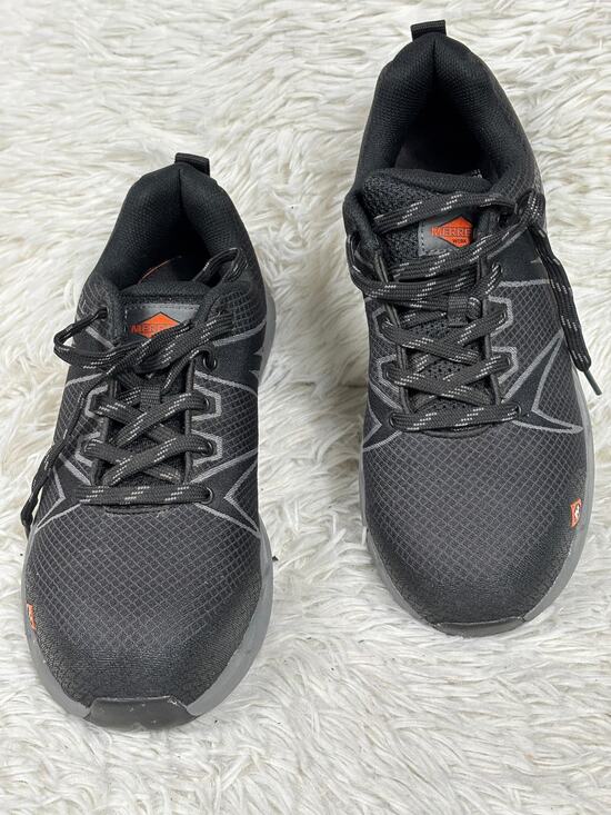 Merrell Shoes - Merrell Work Shoes Womens Size 8M Black Safety Toe Slip Resistant Sneakers
